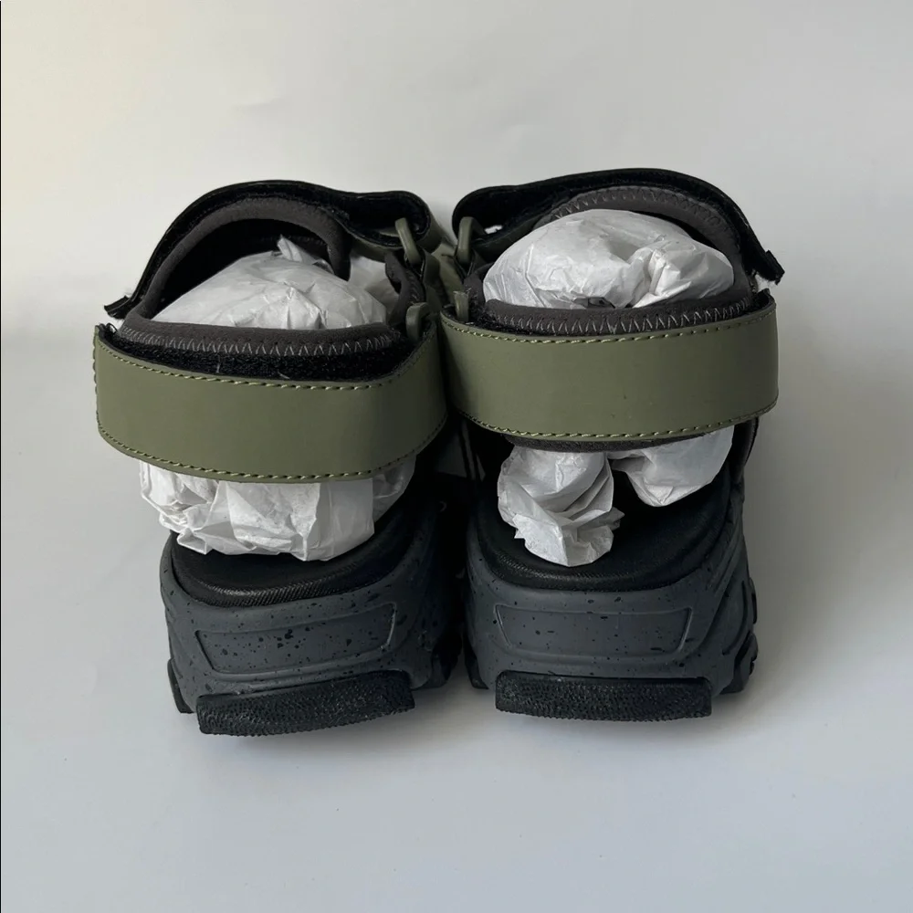 Bass Olive Green Men's Outdoor Sandals with Adjustable Straps - 9.5 - Picture 3 of 12